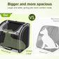 Pecute Cat Backpack with Widened Interior Space, Upgraded Dog Backpack Carrier with Various Ways to Carry, Pet Backpack with Breathable Mesh, Pet Travel Carrier with Soft Padded, Reinforced Support