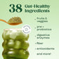 Bloom Nutrition Superfood Greens Powder Stick Packs, Digestive Enzymes with Probiotics and Prebiotics, Gut Health, Bloating Relief for Women, Chlorella, Green Juice Mix, 18 SVG, Tropical Variety