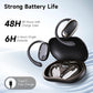 IFECCO Open Ear Headphones Bluetooth 5.4 - Wireless Open Ear Earbuds with Ddigital Display Charging Case,48H Playtime Premium Sound Sport Conduction Headphones for Running, Cycling Driving