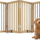 Extra Wide Dog Gates for Doorways, Bamboo Dog Gates for The House Stairs, Freestanding Pet Gates for Dogs, Doogie Puppy Fence Gate