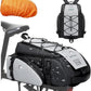 19L Reflective Bike Rack Bag Water Resistant Cycling Pannier Saddle Shoulder Bag with Rain Cover 4-in-1 Versatile Bag Accessories for Travel Commuting Shopping Outdoor Cycling Night-Riding Fitness