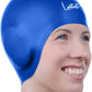 3D Swim Caps - Ear Protection Swimming Cap for Women & Men - Silicone, Waterproof - Fits Long & Short Hair - Adult & Youth