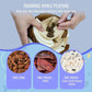 Pet Snuffle Ball, Puzzle Sniffing Interactive Dog Ball for Blind Dogs Training Stress Relief Dog Enrichment Toys Treat Machine Washable (15cm, Milk Tea Brown)