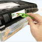 Happy Habitat (Large) - Ventilated Enclosure & Breeder Box - for Live Feeder Insects, Reptiles, Amphibians & Other Small Pets - Durable Plastic Portable Terrarium