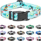 Mercano Adjustable Dog Collar - Special Design Patterns, Soft Nylon Comfortable Durable Pet Collar for Small Medium Large Dogs (S, Sail)