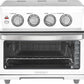 Cuisinart Air Fryer Toaster Oven with Grill, 1800W 8-1 Air Fryer Oven with Bake, Convection Bake, Grill, Broil and Warm Options, Large Capacity, 60-Minute Timer, TOA-70W, White