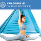 Aerial Silks Starter Kit - Durable 9 Yards of Aerial Yoga Hammock with Hardware & Guide - Aerial Swing for Acrobatic Flying Yoga & All Levels (Aerial Rigging Point Up to 13ft)
