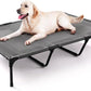 petizer 48" Elevated Dog Bed for Extra Large Dogs, Outdoor Dog Cot Bed Waterproof, Raised Cooling Pet Bed, Washable Breathable XXL Dog Bed with Supporting Bars - Up to 200 LBs, Indestructible, X-Large