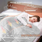 L'AGRATY Weighted Blanket - 60"x80", 15lbs Soft Breathable Heavy Blanket with Minky Material and Glass Beads for Adults, All-Season