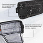 Goloni Ski Bag with Wheels,Padded Snowboard Bag for Air Travel,600D Waterproof Fabric,Foldable Snow Bag Fits 2 Pairs Skis