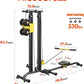 SogesHome LAT Pull Down Machine Low Row Cable Multifunctional Foldable Fitness Exercise Machine Full-Body Workout Strength Training Bar Machine