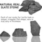 PINVNBY Natural Slate Rock 5lb PH Neutral Aquarium Rocks Aquariums Stones for Aquascaping, Landscaping Model, Reptile & Amphibian Enclosures, Tank Decoration