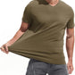 VEIISAR Premium V Neck T Shirts for Men - Modern Fitted Tees Vneck Undershirts
