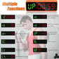Small Gym Timer Clock Stopwatch Magnetic Workout Interval Timer, Large LED Digital Display, Home Accessories Countdown Clock for Home Gym Garage Schools