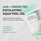 MOTHER MADE LHA Green Tea Exfoliating Aqua Peel Gel, Deep Pore Face Exfoliant, Gentle Facial Exfoliator, Dead Skin Remover, Natural Cellulose for Peeling, Vegan, Korean Skincare (100ml / 3.38 fl.oz)