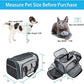 Airline Approved Pet Carrier, Large Soft Sided Pet Travel TSA Carrier 4 Sides Expandable Cat Collapsible Carriers with Removable Fleece Pad and Pockets for Cats Dogs and Small Animals