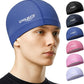 COOLMATE Fabric Swim Cap for Adult Women Men Kid 3 4 6 8 14 16, Silicone Water Resistant Layer, Cloth Swim Cap Gifts for Swimmers, Lightweight for Pool, Lap Swimming (1 pc)