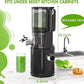 Cold Press Juicer – Hands-Free Electric Masticating Juicer Machine with 6.5" Large Feed Chute, 350W Masticating Juicer Machine For More Juice, Less Pulp, High Juice Yield – Easy Cleanup & Assembly