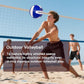 KUYOTQ Official Size 5 in&Outdoor Beach Volleyball,3MM Thickened Surface Soft Leather Youth Womens Mens Volleyball for Game Gym Training(Deflated)
