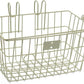 Retrospec Apollo-Lite Lift-Off Bike Basket - Detachable Steel Handlebar Basket with Carrying Handle for Commuting, Shopping & Beach Trips - 14.5in x 9.5in Weather-Resistant Biking Gear