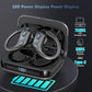 Wireless Earbuds Bluetooth 5.4 Headphones, Noise Canceling Ear Buds with 75hr Playtime, LED Power Display, IPX7 Waterproof Earphones Over-Ear Earphones for Sports/Workouts