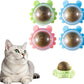 Catnip Toys 4 Pack Catnip Balls Catnip Wall Ball 360° Rotatable Chewing Teeth Cleaning Edible Cat Interactive Toys Indoor Play with Cats Wall Anxiety Relief Cat Chew Ball