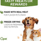 OPET Freeze Dried Chicken Cat Treats, Single Ingredient Grain Free High Protein Pet Food for Cats and Dogs, Healthy Training Snacks, Freeze Dried Cat Food (Chicken Breast, 1.48 Ounce)