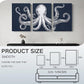 Octopus Wall Decor, Octopus Canvas Wall Art, Ocean Wall Decor,Sea Animal Canvas to Paint for Bathroom, Living Room, Bedroom (16" x 24" x 3 pcs)