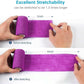 WePet Pet Wrap, Self-Adhesive Non-Woven Bandage, Emergency Cohesive Gauze, for Dogs, Cats, Horse, Birds, Wounds, Wrist Healing, Ankle Sprain, 4 Inch, 3 Rolls