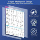 Dumbbell Workout Poster Set (2 Pack) - Workout Charts for Home Gym, Volume I & II - 18" x 24" with Enlarged Dumbbell Exercise Illustrations