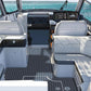 FOCEAN Boat Flooring EVA Foam Boat Decking Faux Teak Marine Flooring Boat Mat Boat Carpet Sheet for Motorboat RV Yacht Kayak Surfboard, 94.5"x 47.2"/35.4"/23.6"/15.7"