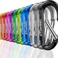 STURME 12pcs Carabiner Clip 3" Small Durable Carabiner Keychain Carabeaner Hooks
