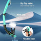 Aegend Dry Snorkel, Dive Mask Easy-Breath Free Diving Snorkel for Snorkeling Scuba Diving Freediving Swimming, with Top Dry Valve and Food-Grade Silicone Mouthpiece