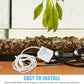 Housoutil Mini Submersible Water Pump, Quiet Usb Fountain Pump for Pet Water Fountain, Aquarium, Hydroponics, White