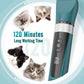 oneisall Cat Clippers for Matted Hair, 5-Speed Quiet Cat Grooming kit, Cordless Pet Shaver for Long Hair,Waterproof Pet Hair Trimmer, Pet Clippers for Cats(Green)