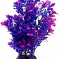 Mipukbay Purple Aquarium Plants - Artificial Plastic Fish Tank Decor, Realistic Ornament Safe for Fish & Shrimp, Low-Maintenance Aquascaping Plants for Freshwater/Saltwater Tank Landscaping
