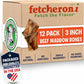 Beef Marrow Bones for Dogs, 3" Bone, Long Lasting Stuffed Treats, Tasty and Healthy Snack for Small and Medium Sized Pets, (12 Pack)