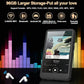 96GB MP3 Player with Bluetooth and WiFi, 4.1" Touch Screen, Silicone Protective case, Octa-core, MP4 MP3 Player for Spotify, Pandora, 96GB Storage Up to 1Tb, Android Music Player for Parental Control