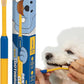 PETHROOM] Pet Toothbrush | Dogs and Cats Teeth Brushing Cleaning Tooth Care | Soft Bristle Cleaning Toothbrush for Dog Puppy Cat, Removing Old Plaque and Tartar (Medium)