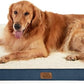 Bedsure XL Dog Beds Large Sized Dog -Orthopedic Flat Extra Large Pet Beds with Removable Washable Cover, Egg Crate Foam Mat, Suitable for Pet Up to 100 lbs