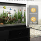 Fish Tank Stand 40 Gallon: Sturdy Aquarium Stand with Accessories Storage - Metal Tank Stands Table for 40-50 Gallon Reptile Breeder Turtle Terrarium - 36.6"x18.8" Weight Capacity 660 lbs