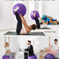 Trideer Extra Thick Yoga Ball Exercise Ball, 5 Sizes Gym Ball, Heavy Duty Ball Chair for Balance, Stability, Pregnancy, Quick Pump Included