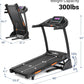 THERUN Incline Treadmill for Running and Walking, 300 lbs Weight Capacity Folding Treadmill with 0-15% Auto Incline, Wide Belt, 3.5HP, App, Heart Rate