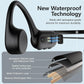 Swimming Headphones,Bone Conduction Headphones Bluetooth 5.4,IPX8 Waterproof,32G Memory Sports Headphone,Underwater Headphone with MP3-Player for Swim,Open Earphones for Swimming (Black X20)
