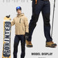 TBMPOY Men's Snow Ski Hiking Pants Waterproof Winter Fleece Lined Pants Camping Skiing Ice Fishing Pants with Belt