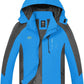 TEZO Mens Rain Jacket Waterproof with Hooded Hiking Coat Lightweight Windbreaker