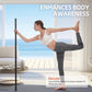 Yoga Stick 5 ft Sturdy Steel, Adjustable Stretching Stick for Mobility, Flexibility and Balance, Versatile Exercise Stick with 4 Steel Rods & Foam Handles for Fitness, Rehabilitation, and Posture