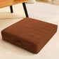 MeMoreCool Square Floor Pillow Seating for Adults Kids, Large Meditation Cushion Floor Pillow with Thick Foam & Soft Tufted Cover, Washable Big Pillow Seat Floor Cushion for Sitting Yoga 22" Coffee