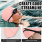 Tripsky Silicone Swim Cap,Comfortable Bathing Cap Ideal for Curly Short Medium Long Hair, Swimming Cap for Women and Men, Shower Caps Keep Hairstyle Unchanged…