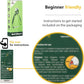 Professional-Grade Nail Clippers for Dogs Nail Trimmer with Safety Guard and Nail File - Nail Clippers for Large Dogs - Dog Nail Clipper Toenail Clippers (Green, Medium-Large (LED))
